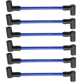NFSpeeding front view of 6-piece spark plug wire set showing sealed packaging and part number