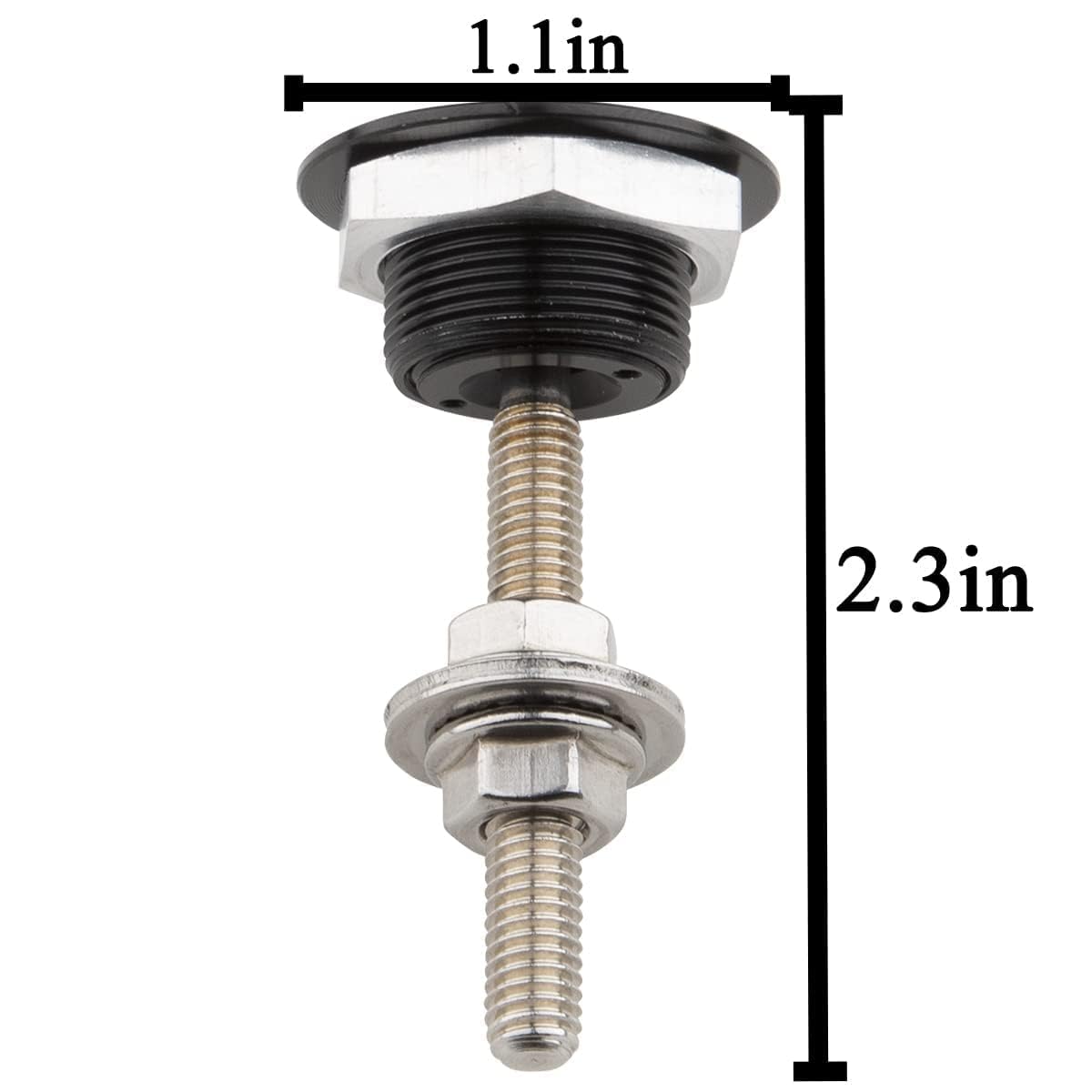 NFSpeeding hood pin installed on car hood offering secure retention benefit