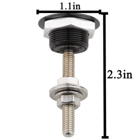 NFSpeeding hood pin installed on car hood offering secure retention benefit