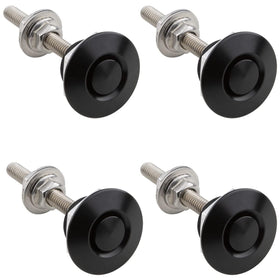 NFSpeeding front view of four hood pins showing low-profile look and durability
