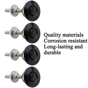 NFSpeeding hood pins on a vehicle in garage highlighting quick-access convenience