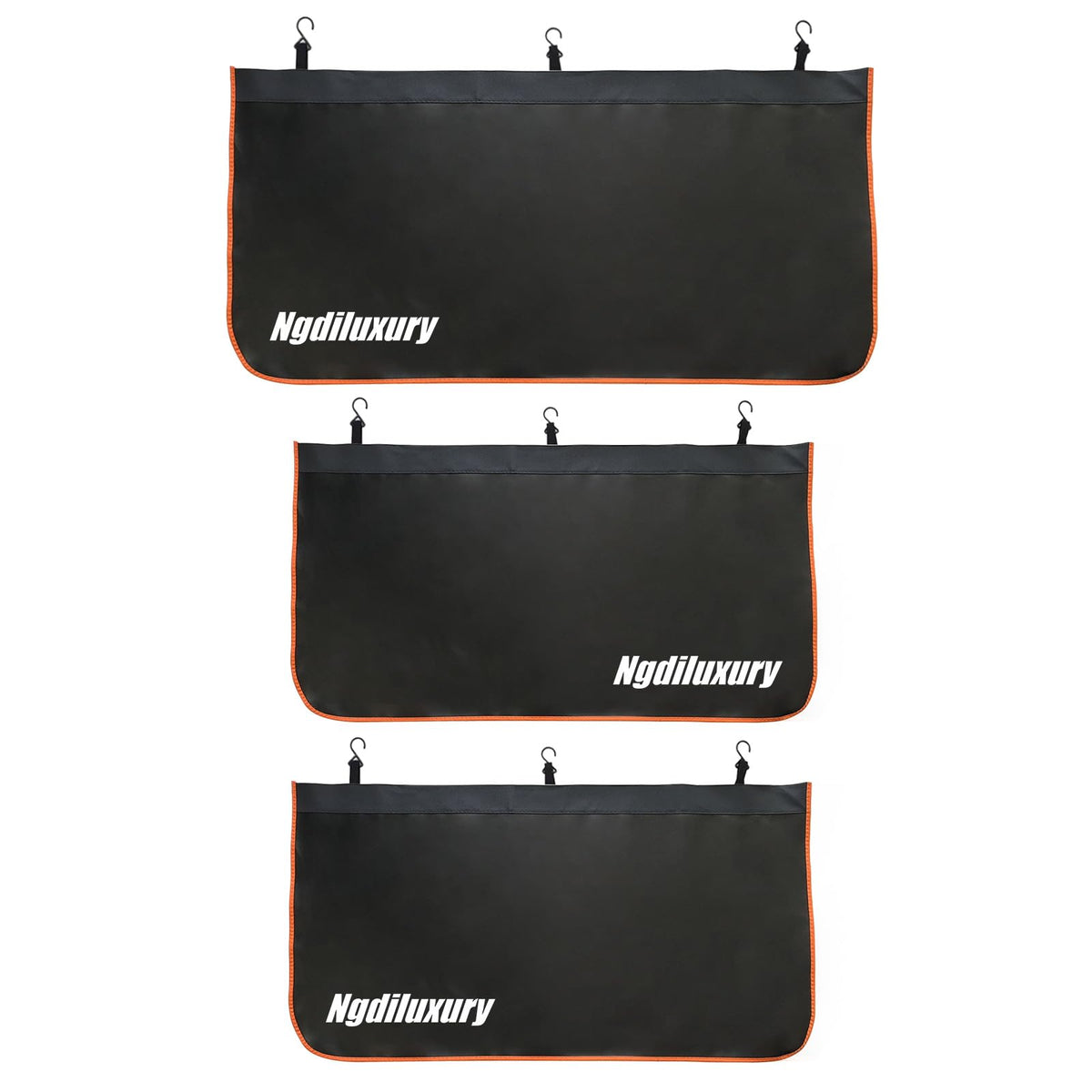 Ngdiluxury front view of fender cover showing full protection and easy placement