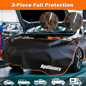 Ngdiluxury fender cover installed on a sedan preventing tool marks