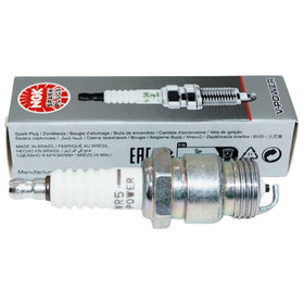 NGK 2438 center and ground electrode close-up highlighting improved ignitability