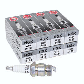 NGK 2438 front packaging showing 8-pack and product benefit