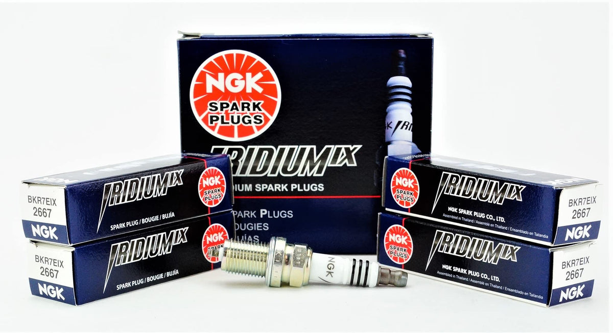NGK 2667 front packaging showing product identity and pack of 4 benefit