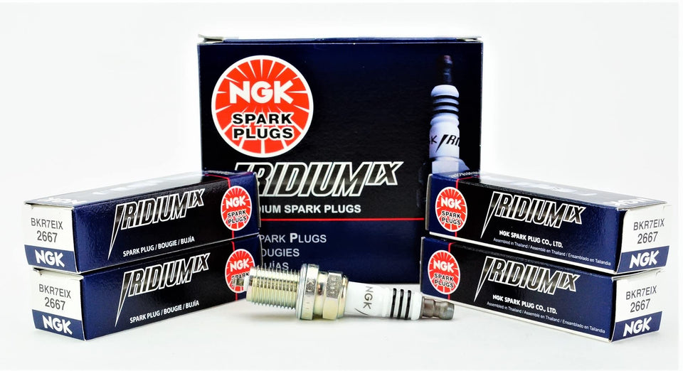 NGK 2667 front packaging showing product identity and pack of 4 benefit