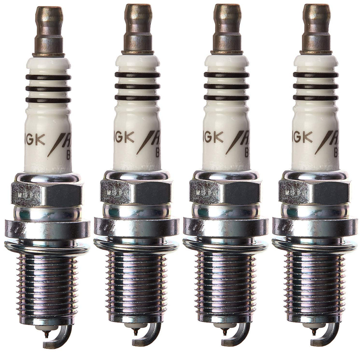 NGK 4344 LTR5IX‑11 front view showing pack of four and clear part identification for correct purchase