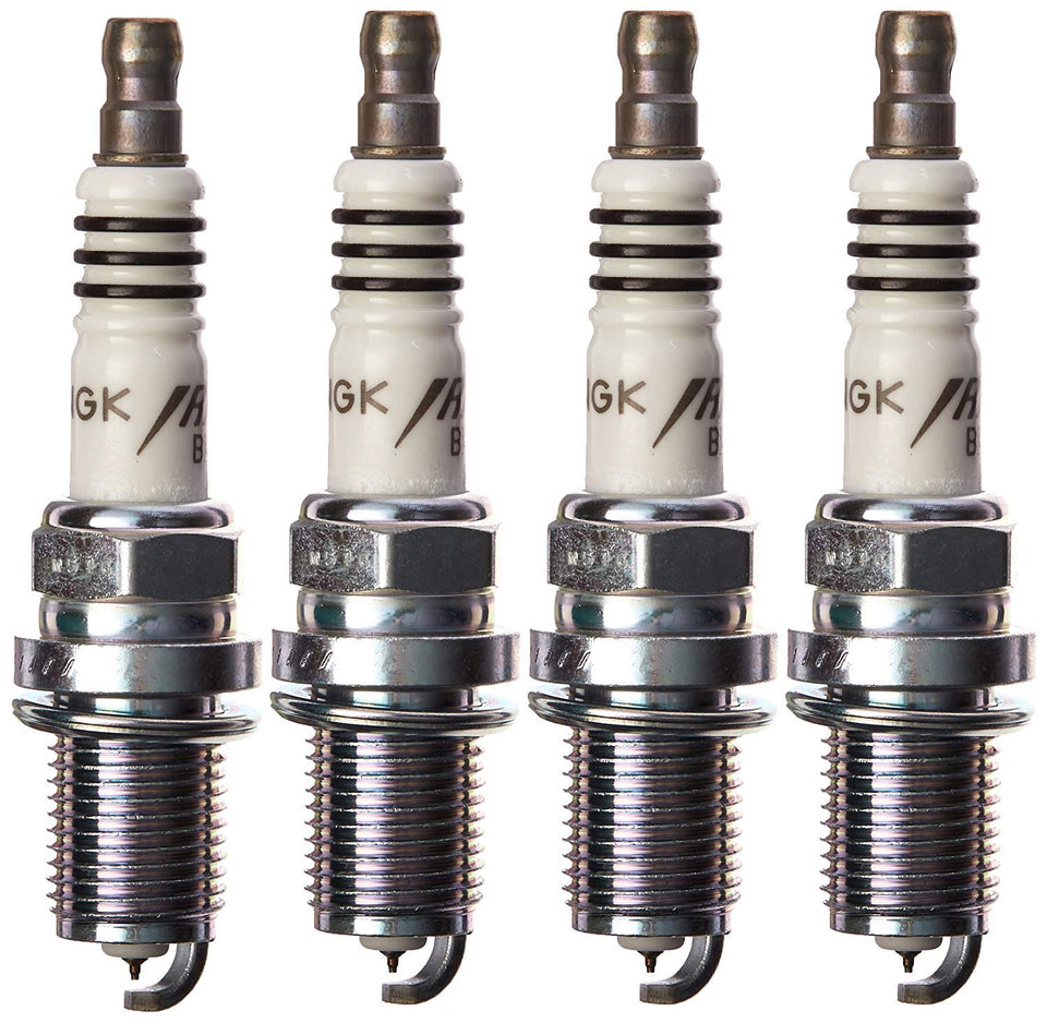 NGK 4344 LTR5IX‑11 front view showing pack of four and clear part identification for correct purchase