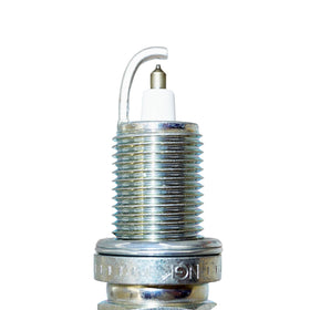 NGK spark plug beside ruler showing 19mm reach and 14mm thread for correct sizing