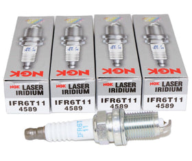 NGK 4589 front package showing four plugs and brand for reliable replacement