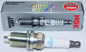 NGK iridium electrode close-up highlighting fine tip for improved ignition focus