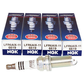 NGK 6619 front packaging showing four iridium spark plugs and clear labeling for easy identification