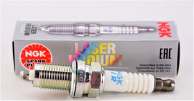 NGK electrode detail showing fine iridium center for precise spark delivery