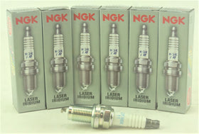 NGK iridium electrode close-up highlighting durable precision tip
