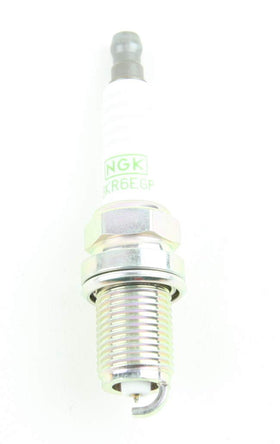 NGK 7092 spark plug side profile showing ceramic insulator and threads