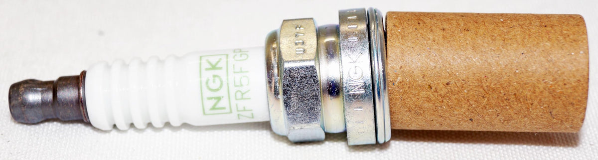 NGK view of threads and reach detail for correct fit and secure seal