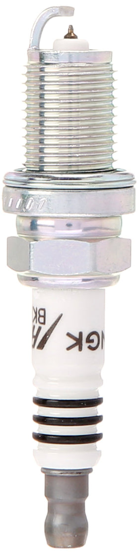 NGK BKR5EIX-11 four-pack front packaging showing part label and quantity, ensuring correct purchase
