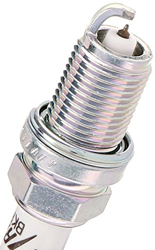NGK BKR5EIX-11 close-up of iridium tip and tapered electrode highlighting durable spark performance
