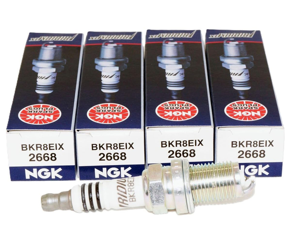 NGK BKR8EIX front packaging showing brand and model for confident purchase