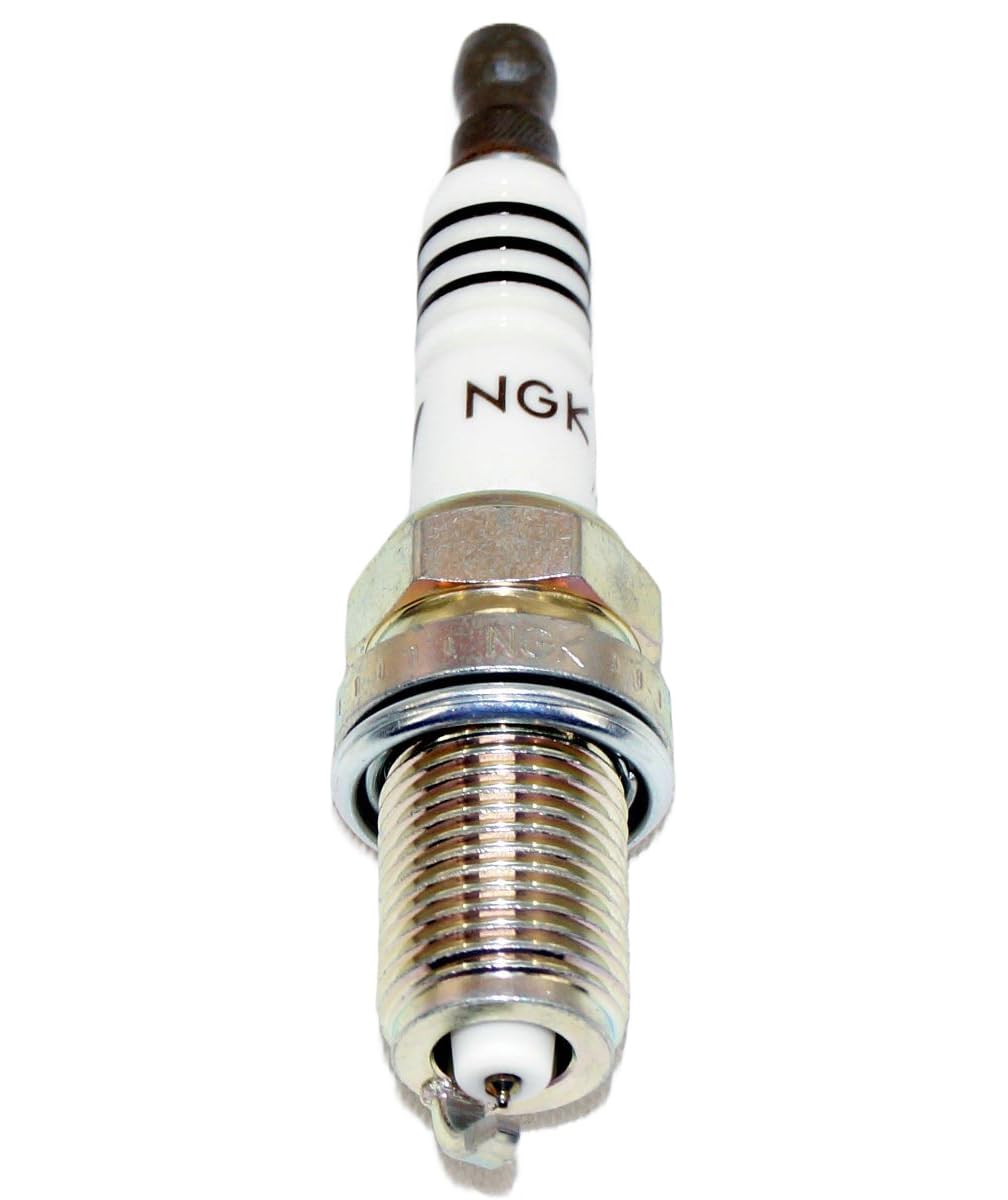 NGK BKR8EIX installed in spark plug well demonstrating proper seating benefit