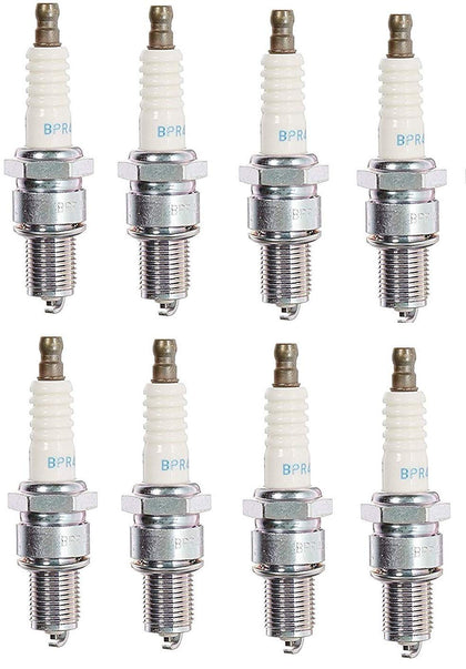 NGK BPR4ES front view showing plug details and reliable replacement benefit