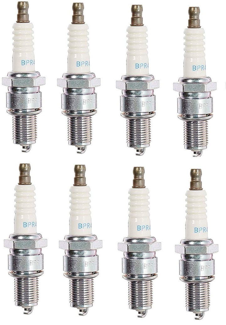 NGK BPR4ES front view showing plug details and reliable replacement benefit
