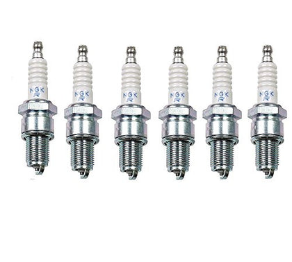 NGK BPR5ES six-pack front packaging showing genuine parts and easy identification