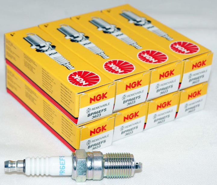 NGK BPR6EFS front packaging showing genuine product and part number for fast identification