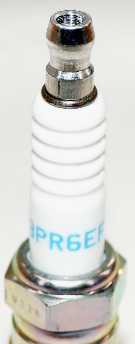 Close detail of plug threads and 18mm reach to confirm correct insertion depth