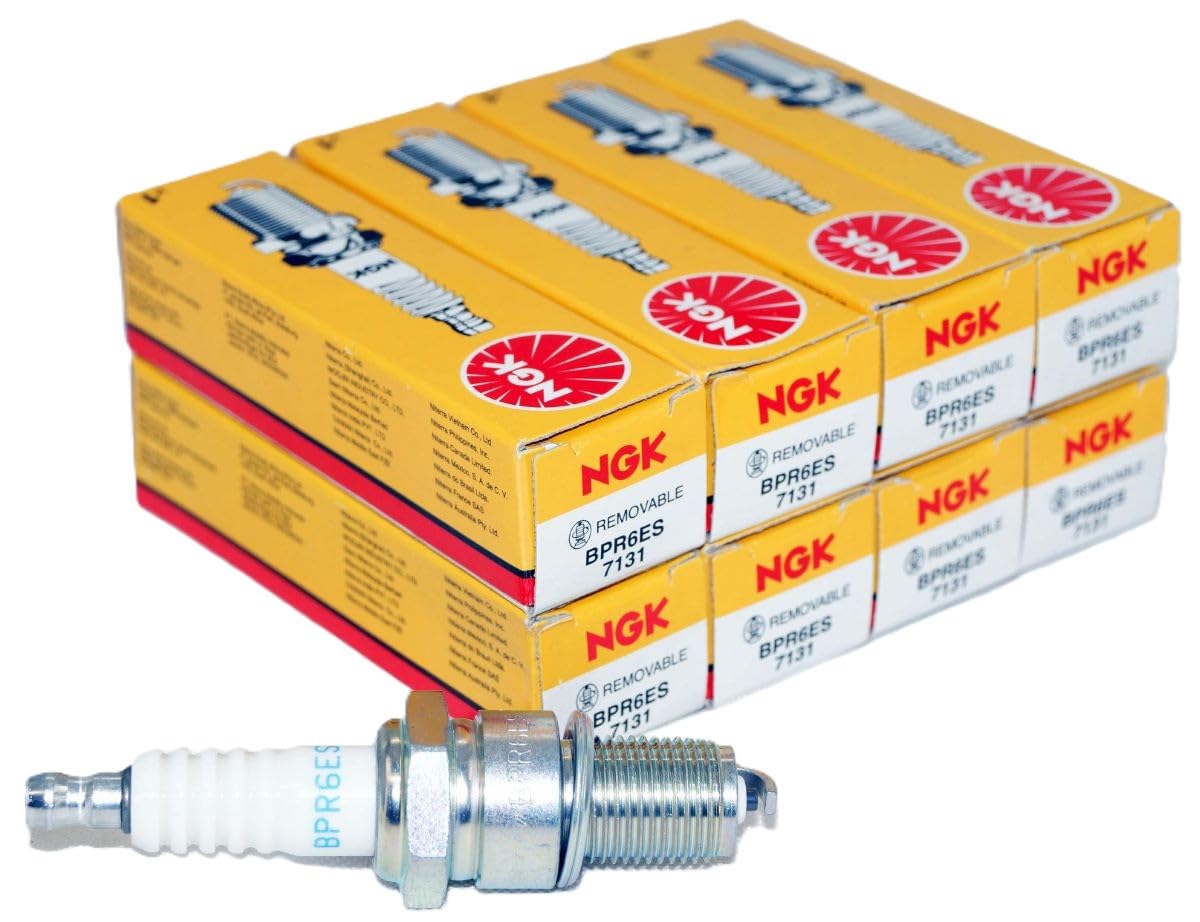 NGK BPR6ES front packaging showing brand and 8-pack — dependable replacement