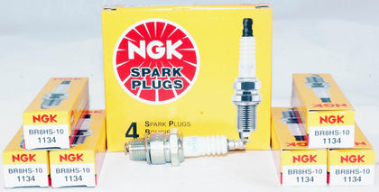 NGK BR8HS-10 front packaging showing product and OEM compatibility benefits