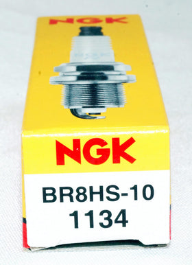 NGK BR8HS-10 installed in engine illustrating proper fit and straightforward replacement