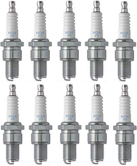 NGK BR9ES close-up of electrode and 0.8mm gap for reliable spark benefit