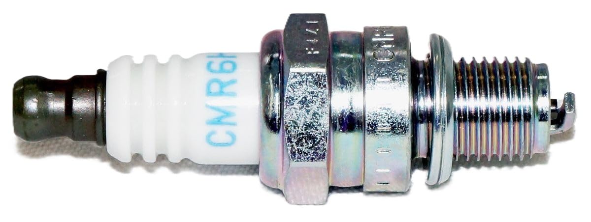 NGK CMR6H ceramic insulator detail highlighting superior dielectric strength