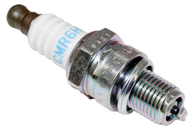NGK CMR6H installed in spark plug well illustrating correct fit and function