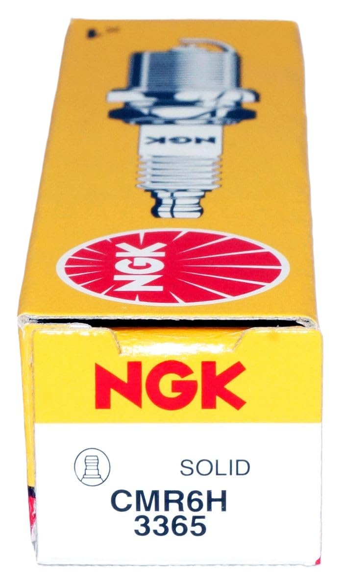 NGK CMR6H plugs next to service tools indicating easy installation and maintenance