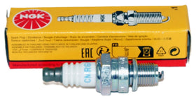 NGK CMR6H single-plug close-up of electrode demonstrating durable ignition contact