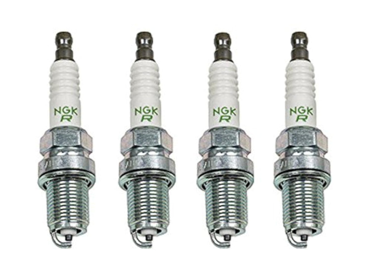 NGK CR10EK front packaging showing four plugs and genuine part assurance