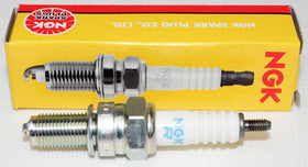 NGK CR7E close-up of electrode detail highlighting consistent spark gap and reliable ignition