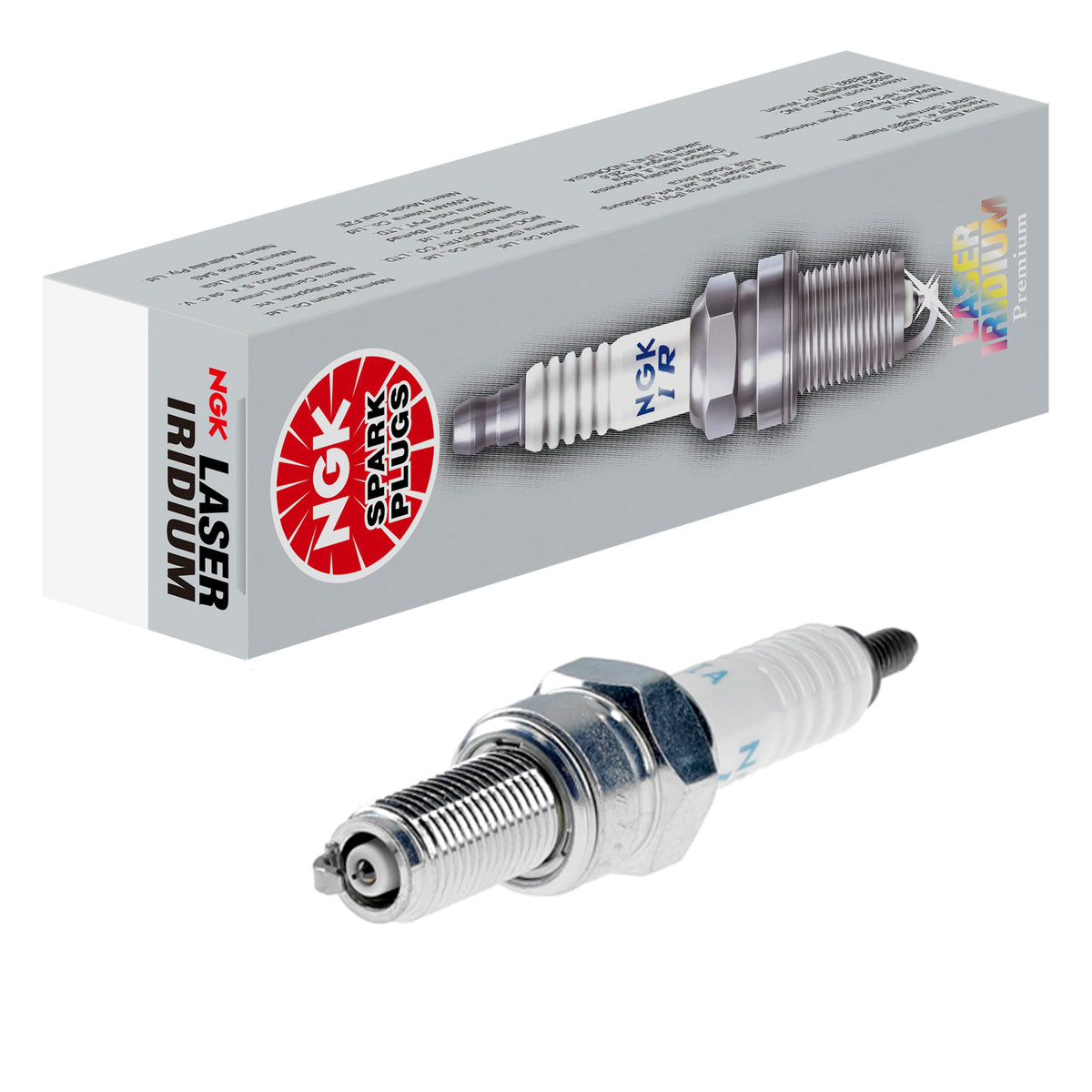NGK CR9EIA9 front packaging showing four-plug pack and clear product labeling for reliability