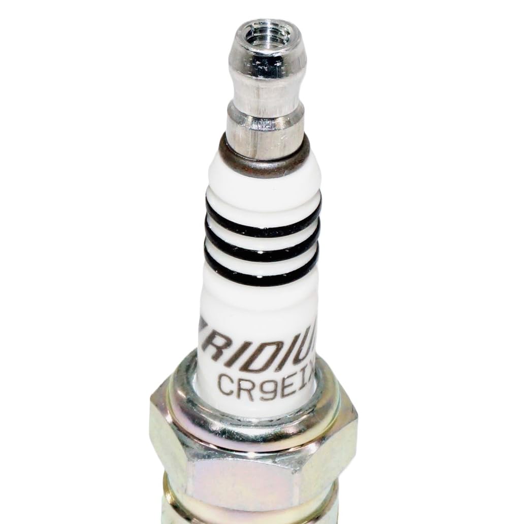 NGK CR9EIX side view label displaying NGK branding and part 3521 clarity
