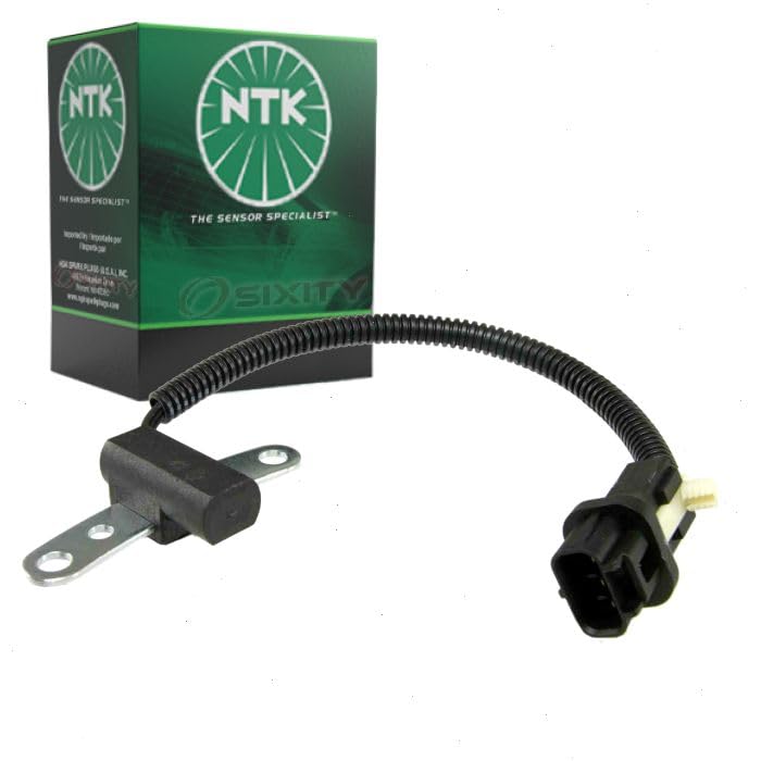 NGK crankshaft sensor front view showing connector and reliable signal