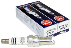 NGK DCPR7EIX front packaging showing two plugs and brand for trusted reliability