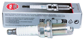 NGK close-up of 45-degree V-Power electrode demonstrating improved ignitability