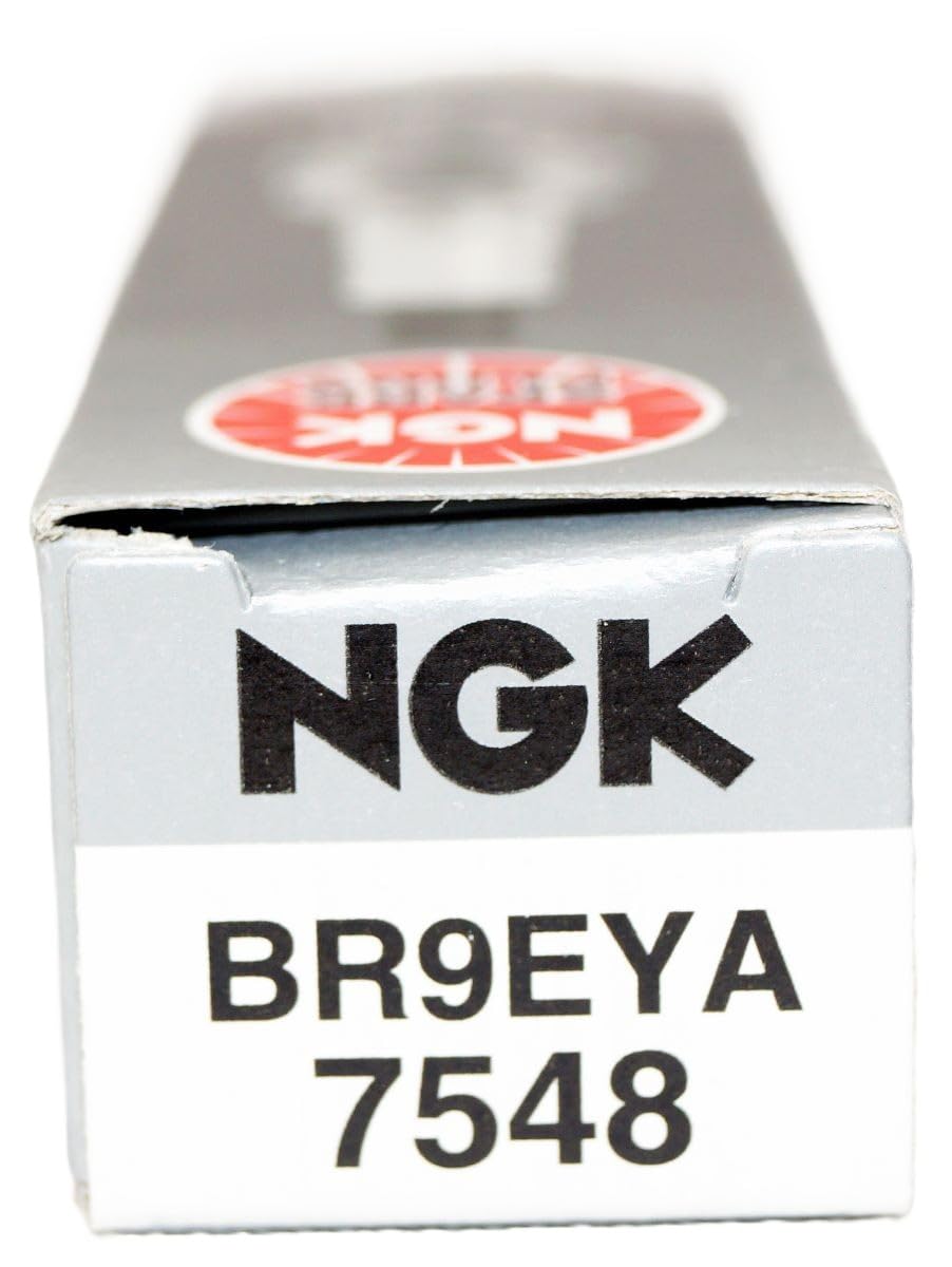 NGK four-pack lined up for easy maintenance of multiple cylinders