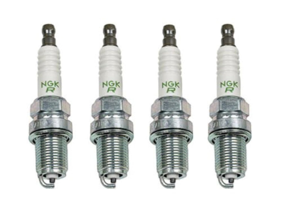 NGK front packaging with four plugs showing authenticity and correct fit