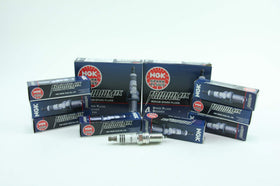NGK front packaging showing eight plugs and clear part labeling for correct purchase