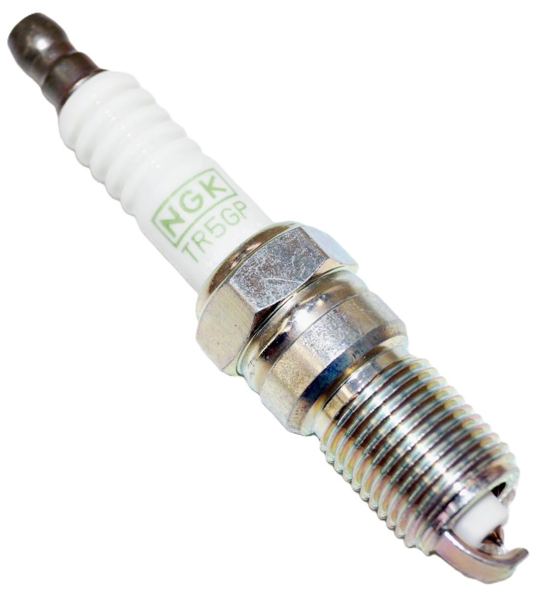 NGK plug installed in engine showing easier replacement and fit