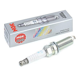 NGK ILKAR7L11 close-up of iridium electrode for long-lasting spark
